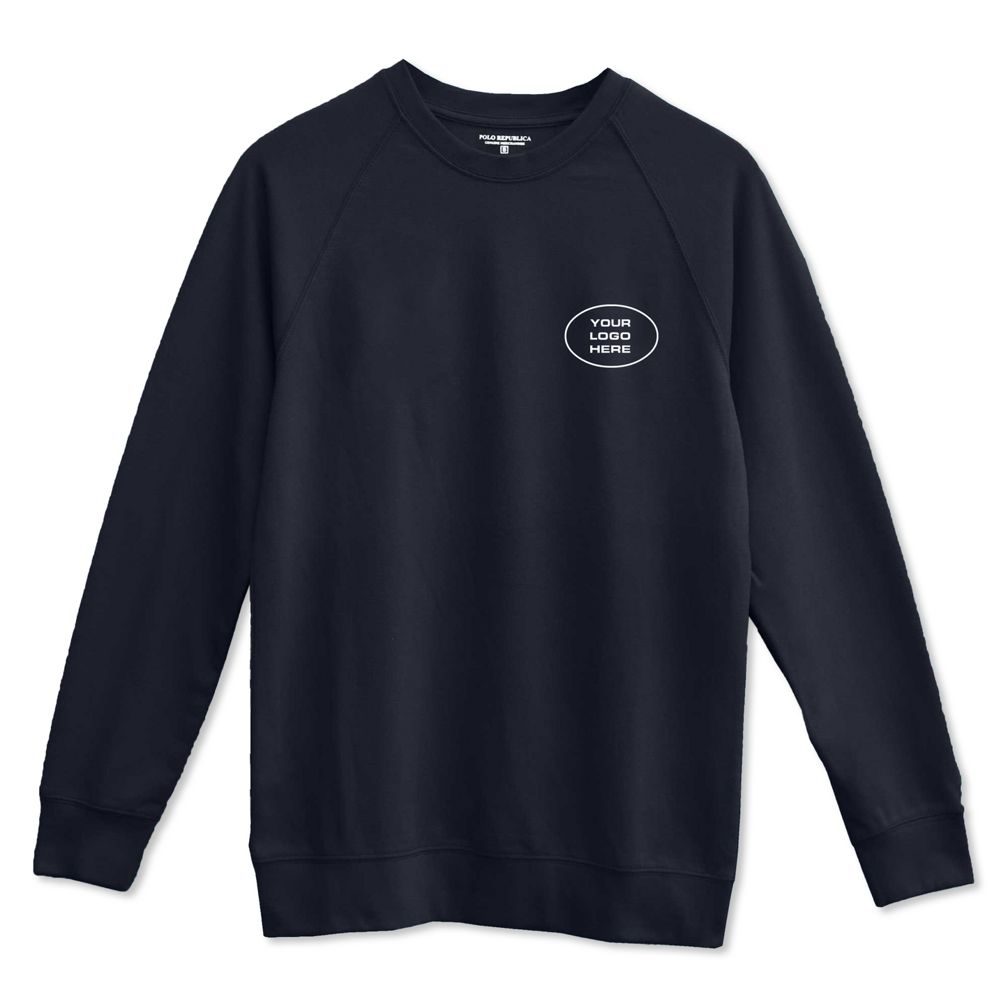 Sample Men's Custom Print/Embroidery Long Sleeve Tee Shirt